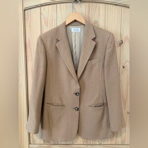 Vintage Women’s 100% Worsted Camelhair Blazer